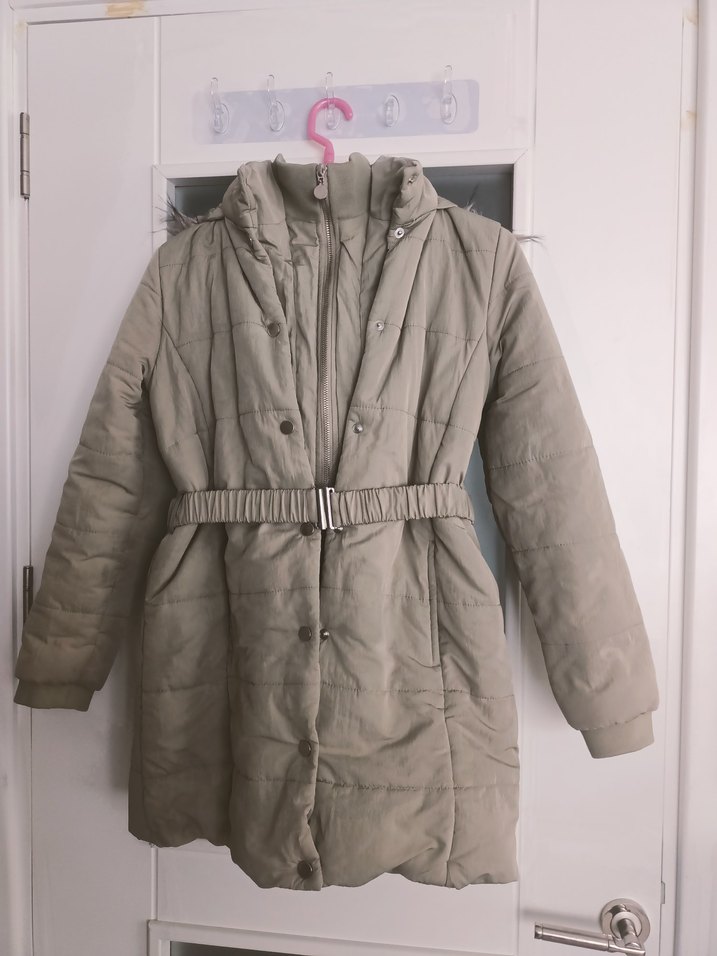 LCW  Açık yeşil 12-13 yaş kız çocuk montu - Görsel 4