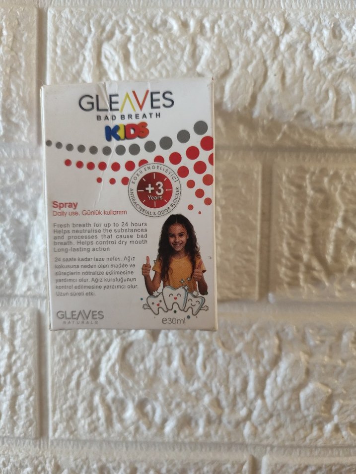 Gleaves Kids Ağız Spreyi 30 ml - Görsel 3