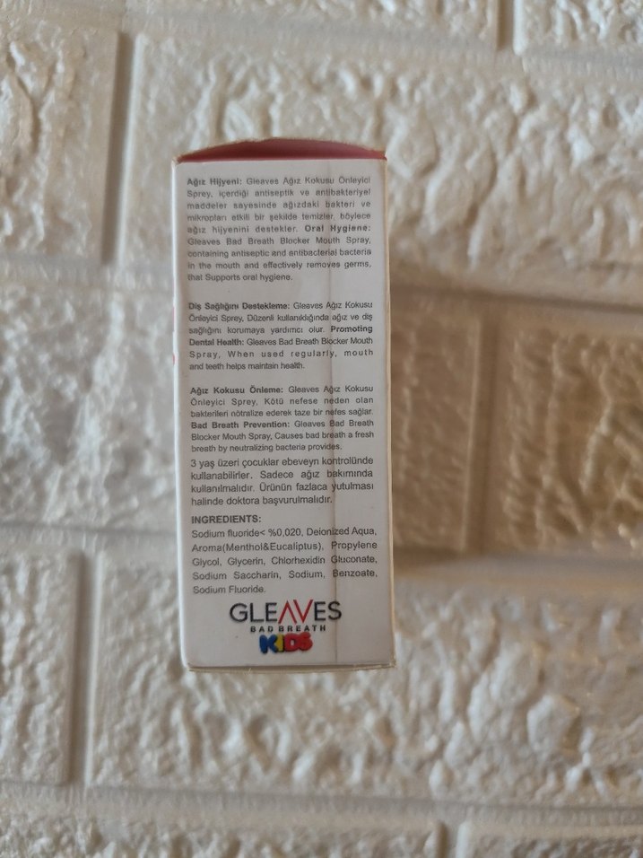 Gleaves Kids Ağız Spreyi 30 ml - Görsel 4
