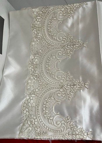 Fransız güpürlü şık yatak örtüsü takımı - Görsel 5