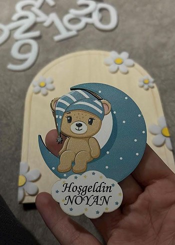 Aylı ayıcıklı magnet 20 adet fiyatıdır tane fiyatı 16 TLdir. - Görsel 2