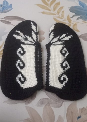 Örgü Kadın Ev Terliği - Görsel 5