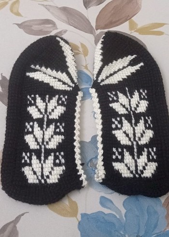 Örgü Kadın Ev Terliği - Görsel 7