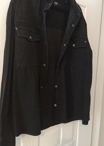 Mavi Siyah Denim Gomlek