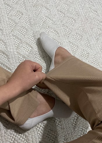 Beyaz Örgü Kadın Dolgu Topuk Espadril