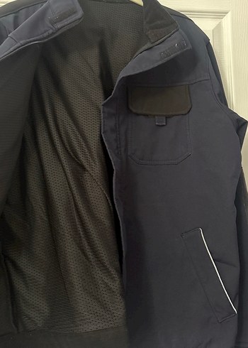 Erkek Lacivert Midi Boy Fermuarlı Ceket - Görsel 2