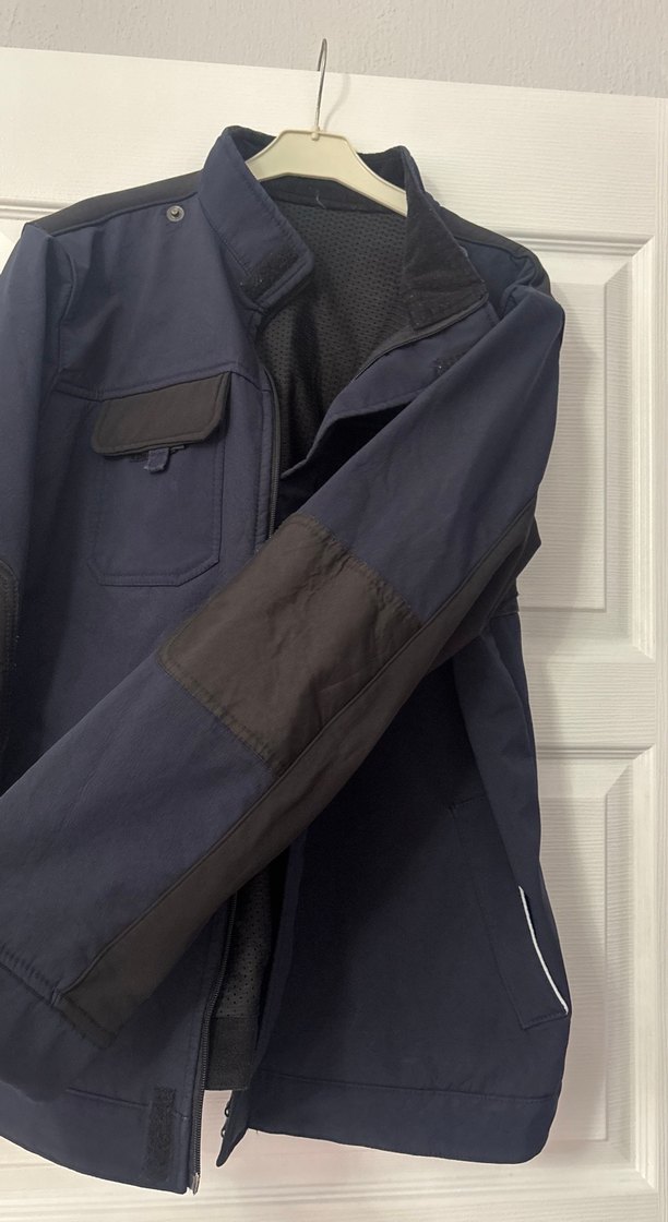 Erkek Lacivert Midi Boy Fermuarlı Ceket - Görsel 3