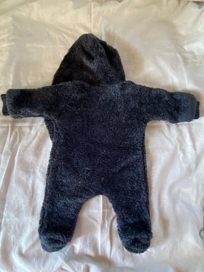 siyah Bebek Peluş Tulumu - Görsel 5