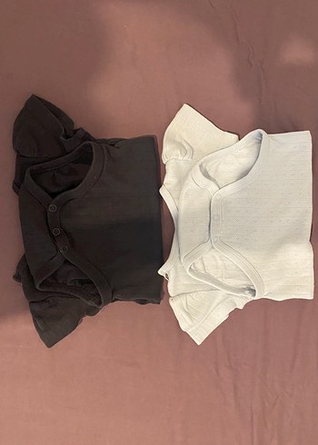 Kısa Kollu Bebek Çıtçıtlı Body - Görsel 6