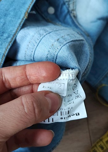 Kız Çocuk Nakışlı Denim Ceket - Görsel 4