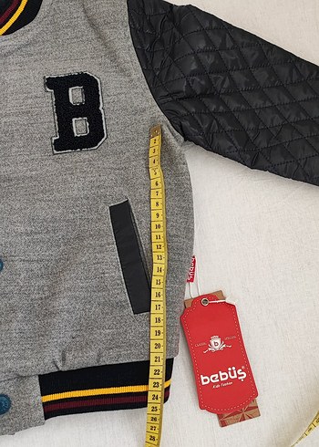 Düğmeli Gri Erkek Çocuk Ceket - Görsel 5