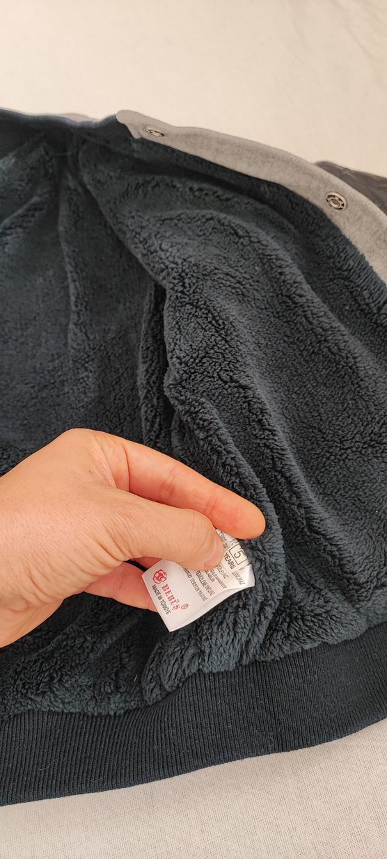 Düğmeli Gri Erkek Çocuk Ceket - Görsel 3