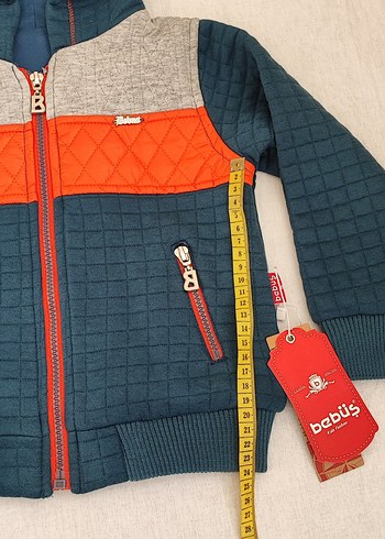 Kapüşonlu Fermuarlı Erkek Çocuk Sweatshirt - Görsel 6