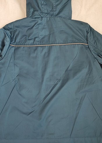 Erkek Çocuk Kapüşonlu Mavi Yağmurluk - Görsel 4