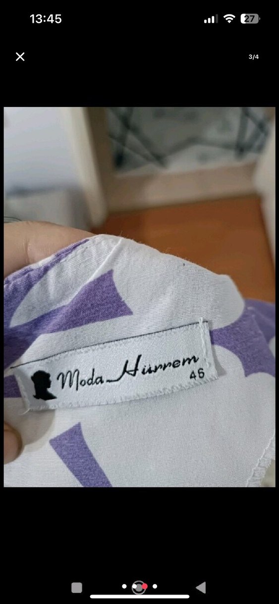 Günlük tesettur elbise - Görsel 3