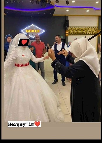 Uzun Beyaz Prenses Gelinlik - Görsel 3