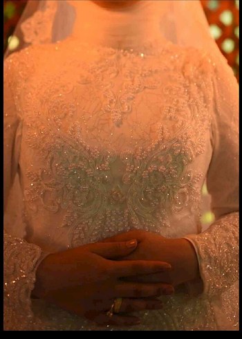 Uzun Beyaz Prenses Gelinlik - Görsel 2