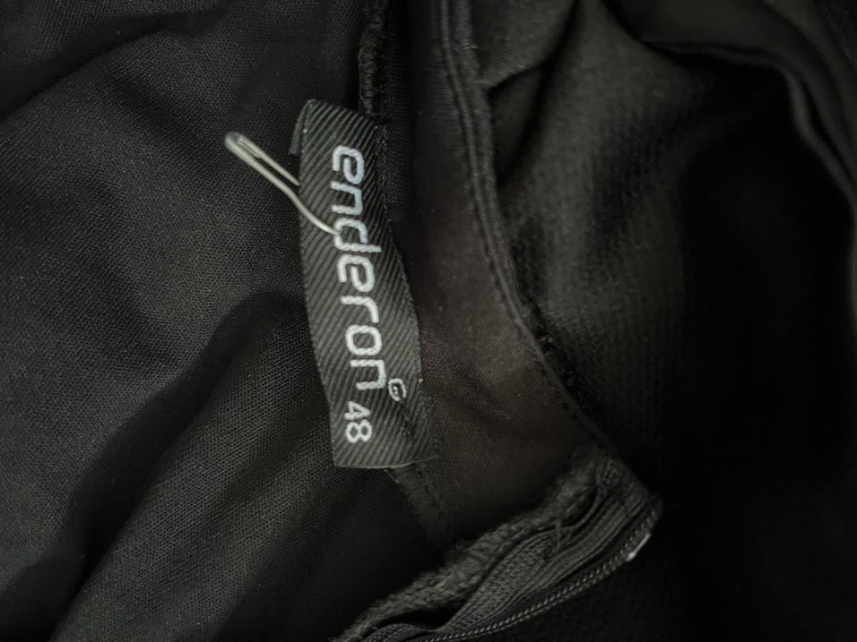 Boncuk İşlemeli Siyah Uzun Abiye Elbise - Görsel 2