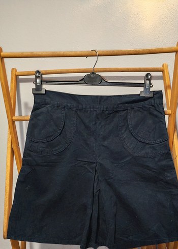 Siyah Mini Denim etek - Görsel 2