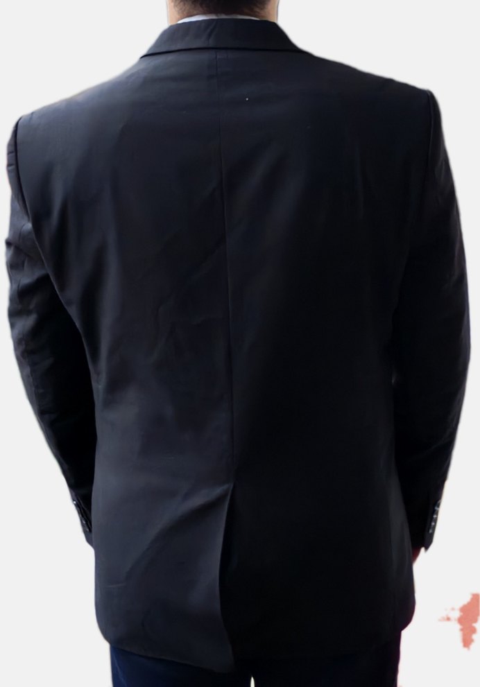 3Adet Rahat Kalıp Klasik Erkek Ceket Gri-Lacivert-Siyah 56 beden - Görsel 4