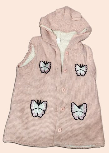 2ÜRÜNLCW Yumuşacık içi peluş Triko Yelek-Örgü Saç Unicorn Taç - Görsel 2