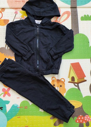 HelloBaby Basic Siyah Renk Rahat Ve Sik Cocuk Esofman Takimi
