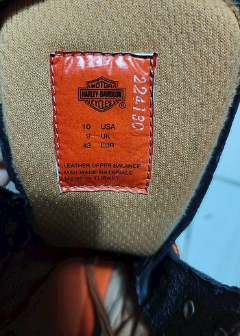 Harley Davidson marka erkek 43 numara deri bot - Görsel 7