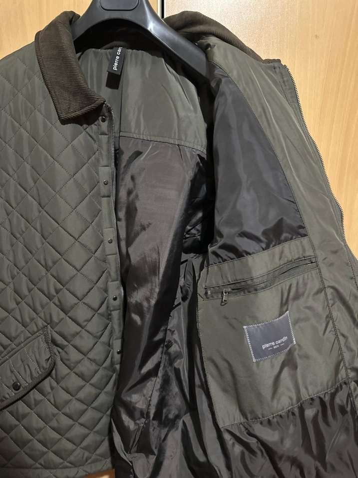 Pierre Cardin marka erkek 2XL 56 beden mevsimlik haki renk mont. - Görsel 3