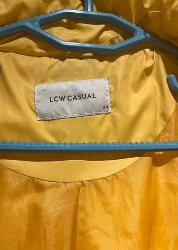 Sarı Fermuarlı Kadın Kışlık Mont - Görsel 5