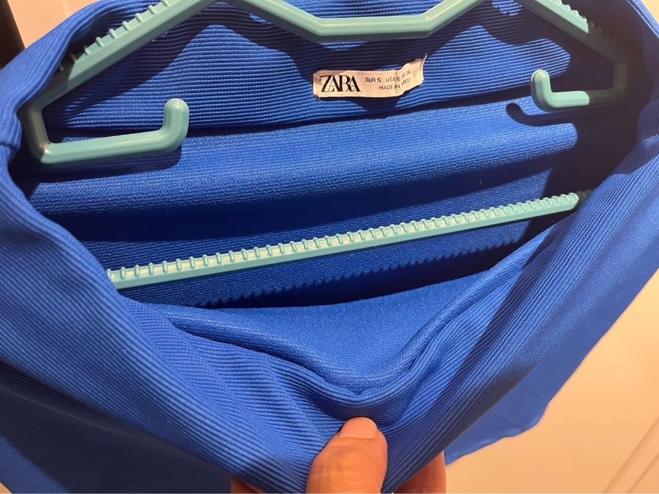 Parlak Mavi Zara etek - Görsel 4