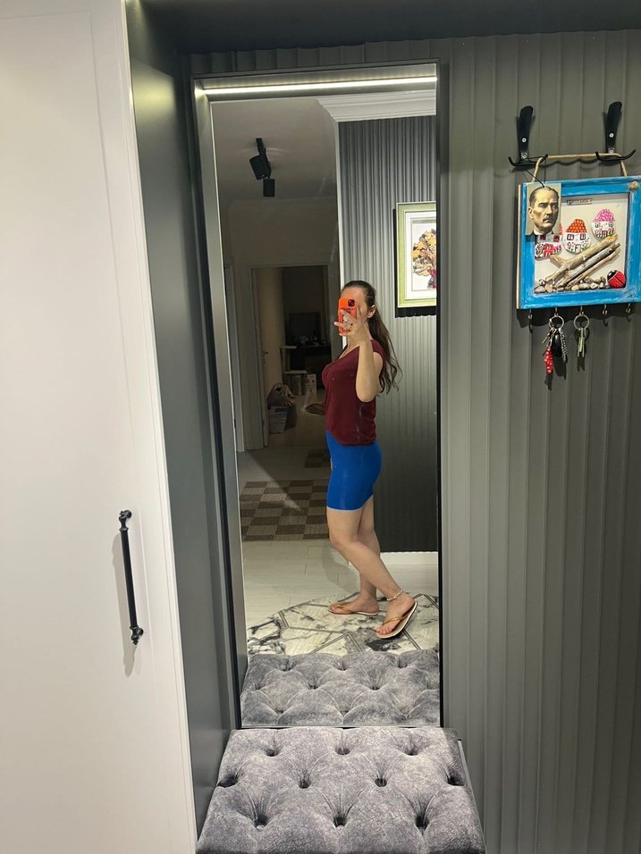 Parlak Mavi Zara etek - Görsel 3