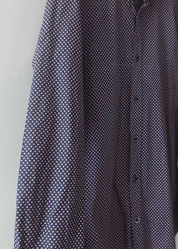 lacivert Erkek Düğmeli Uzun Kollu Gömlek #gömlek - Görsel 2