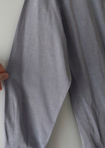 Gri uzun kollu erkek Gömlek #gömlek - Görsel 2