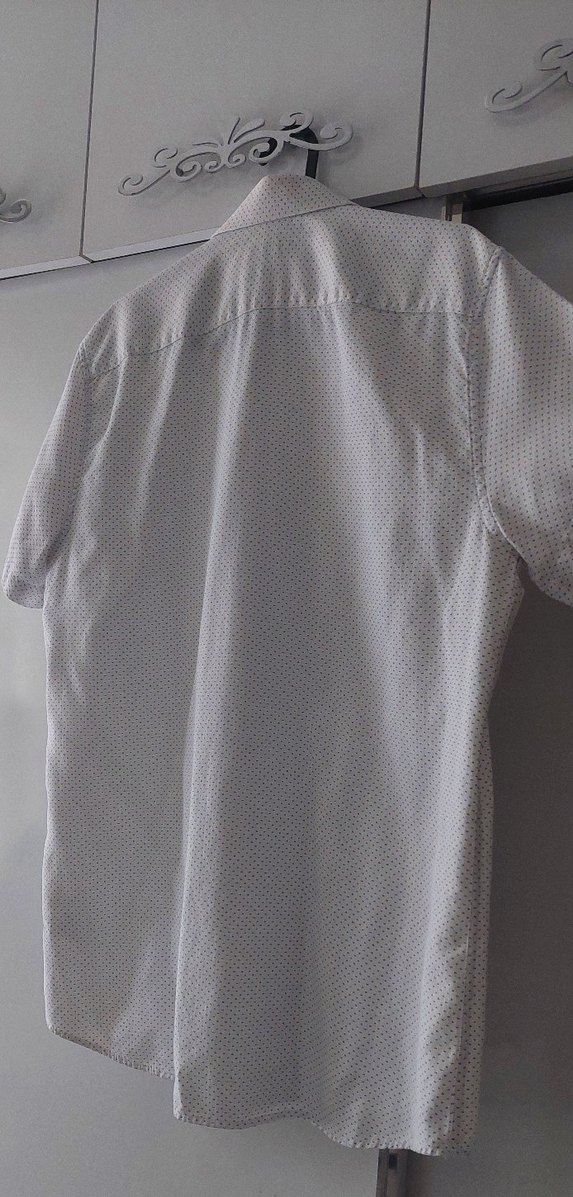 beyaz Kısa Kollu Erkek Gömlek #gömlek - Görsel 3