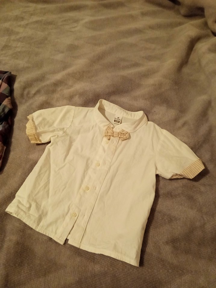 2 yaş uzun kollu ve kısa kollu erkek bebek gömlek - Görsel 2