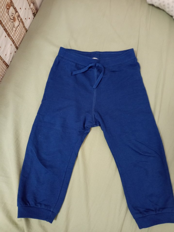 3 yaş Hellobaby eşofman altı mavi ve turuncu 2 adet - Görsel 2