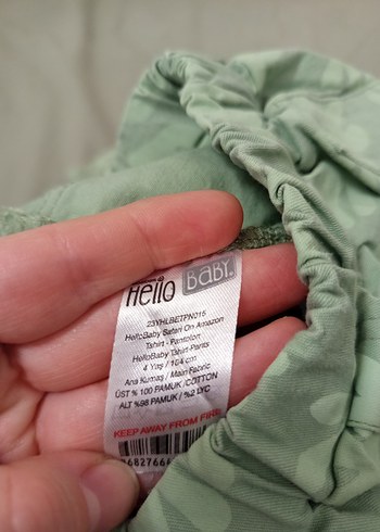 4 yaş E bebek  pantolon - Görsel 2