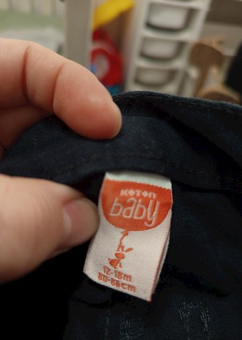 Koton 12-18 ay Lacivert pantolon - Görsel 2