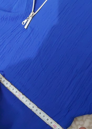 Kadın Mavi Uzun  Elbise - Görsel 3