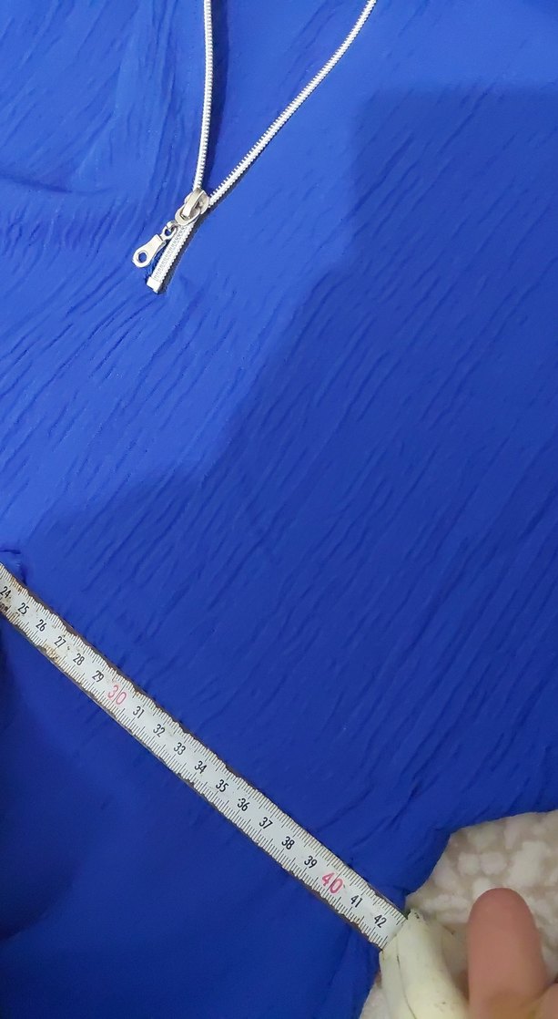 Kadın Mavi Uzun  Elbise - Görsel 3