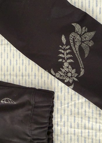 Siyah bisiklet Yaka Uzun Kollu Atletik Üst - Görsel 3