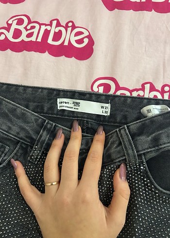 Koton Gri Düğmeli Kadın Denim Ceket