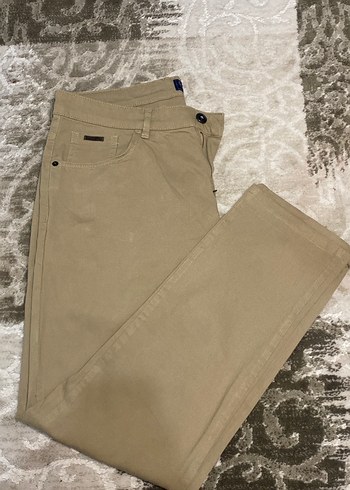 Bej Regular Fit Erkek Pantolon