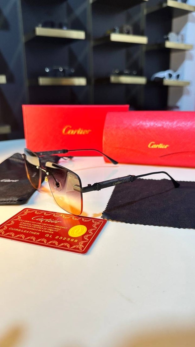 Cartier Kadın Renkli Transparan Gözlük - Görsel 2