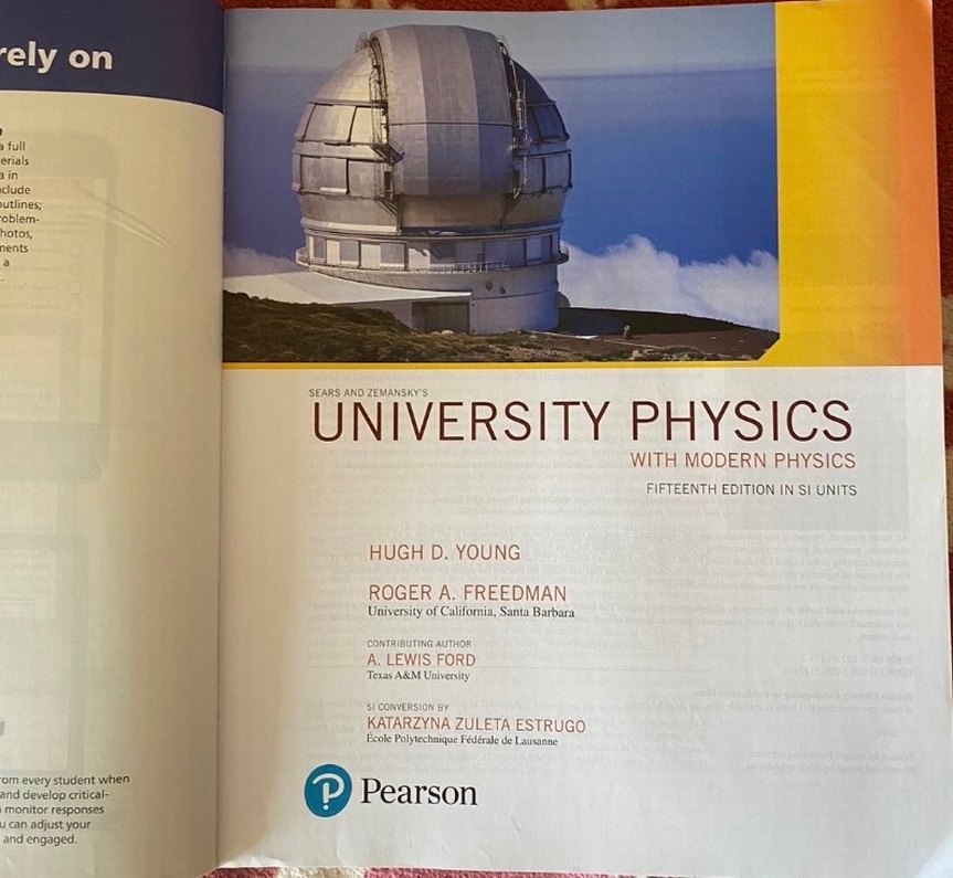 University physics kitabı - Görsel 2