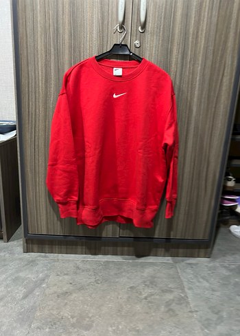 s Beden kırmızı Renk Kırmızı Oversize Sweatshirt