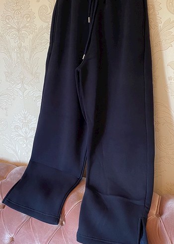 40 Beden lacivert Renk Siyah Kadın Oversize Eşofman Takımı