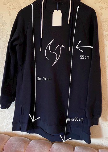 40 Beden Siyah Kadın Oversize Eşofman Takımı