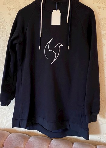 Siyah Kadın Oversize Eşofman Takımı - Görsel 4