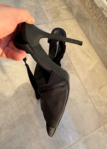 39 Beden siyah Renk Kadın Siyah Topuklu Stiletto Ofis Ayakkabısı